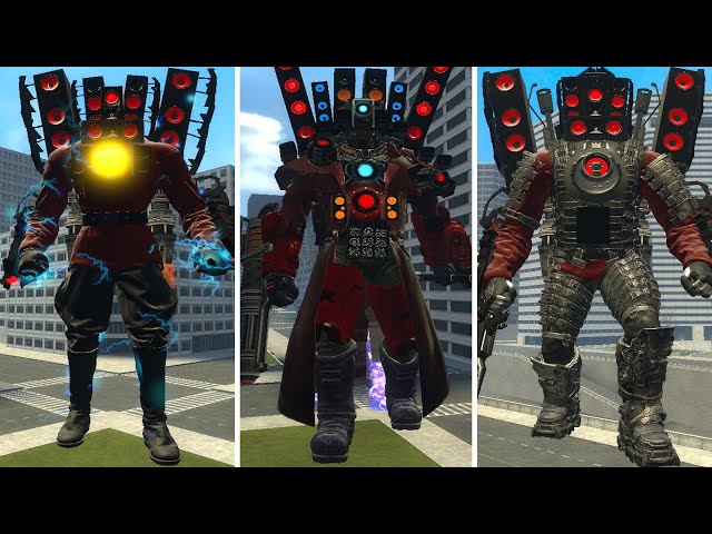 EVOLUTION OF NEW ARMORED TITAN SPEAKER MAN!  In Garry's Mod