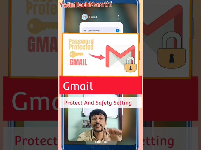 Gmail Protect and Safety Setting in Marathi #shorts