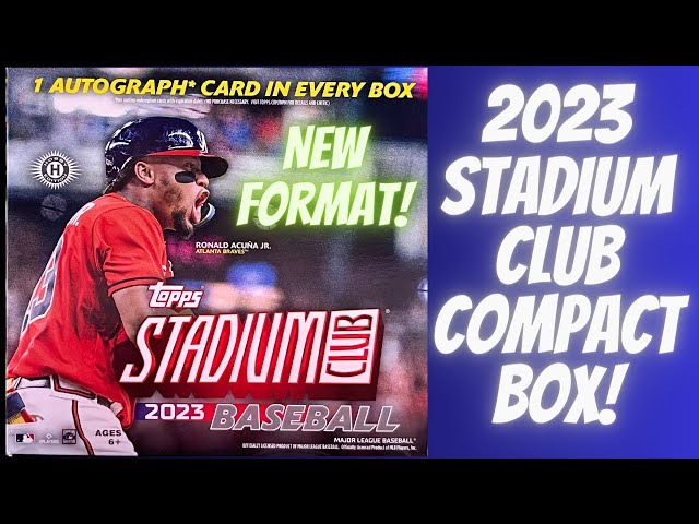 2023 Topps Stadium Club ⚾️ Compact *New Format* Box 1 Auto & Purple #/ Parallels!