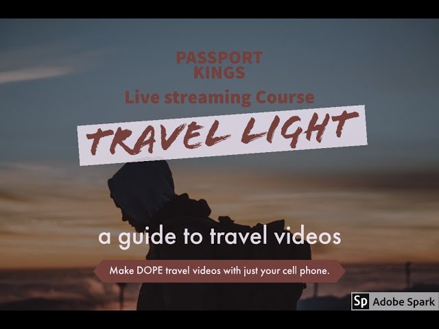 Short Preview: Guide to Travel Videos - Travel Light