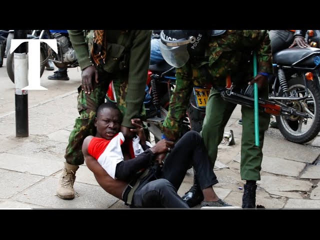 GEN Z ALIYE KALIA KITI CHA SPIKA WA BUNGE KENYA AKAMATWA NA POLICE PTOTESTER IN NAIROB