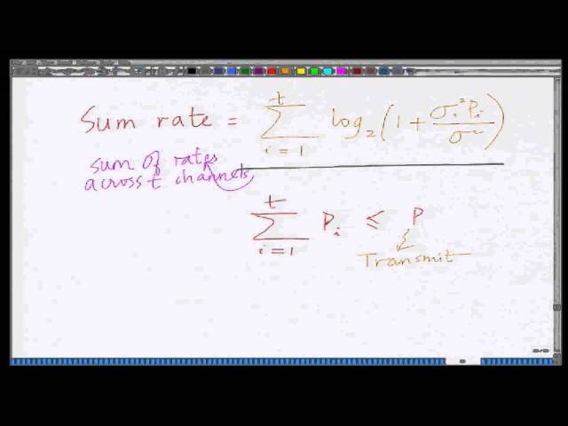 Lecture 43: Capacity of MIMO Wireless Systems