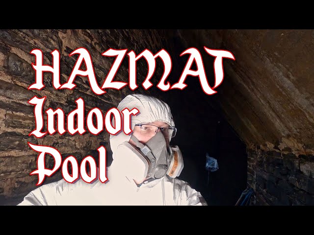 Worst DIY Indoor Pool - Starting to Clean the Kiln