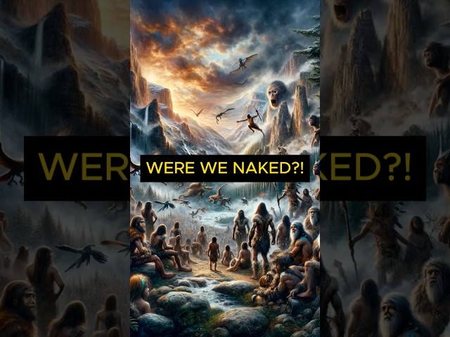 👔WERE WE NAKED?🫢 #history #humanity #discovery #science #mystery #curiosity #biology #human #clothes