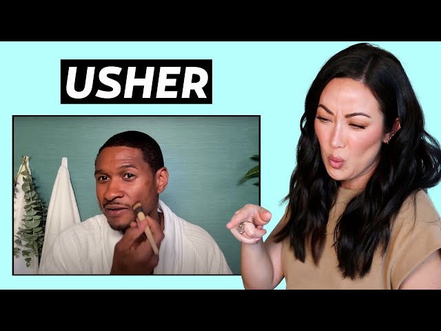 Reacting to Usher's Pre-Show Skincare Routine! | Susan Yara