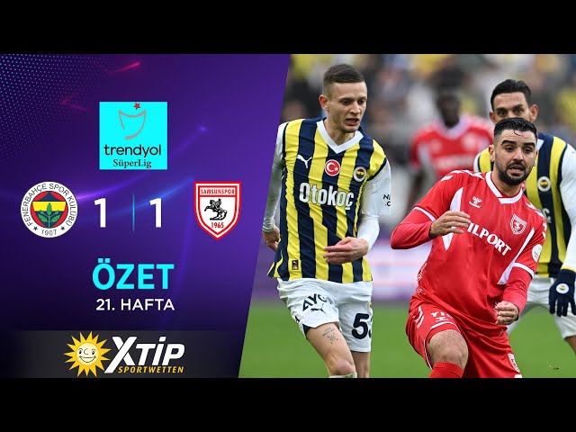 MERKUR BETS | Fenerbahçe (1-1) Y. Samsunspor - Highlights/Özet | Trendyol Süper Lig - 2023/24