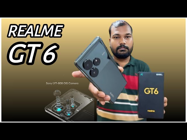 Realme GT 6 Unboxing & First Look - A New Flagship Killer || SD 8S Gen 3 || Special BGMI Features 🔥