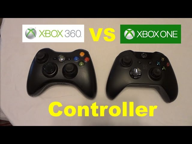 Xbox One Controller VS Xbox 360 Controller! - Feel-Based & Appearance Comparison