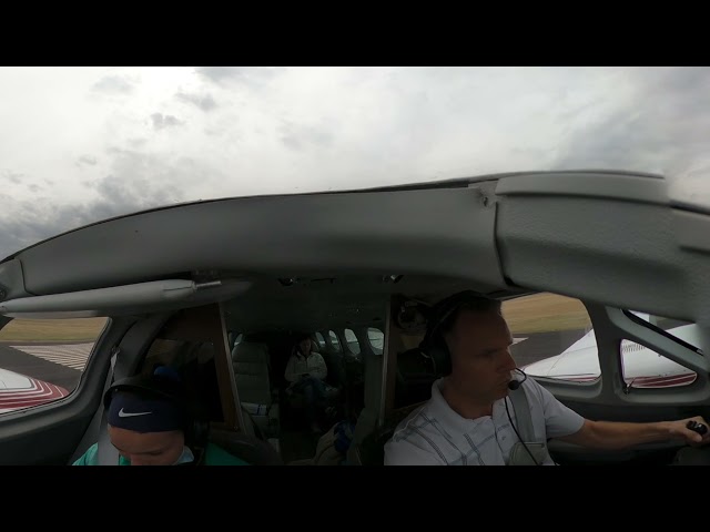 Cessna 414 New GoPro Max 360 Takeoff!