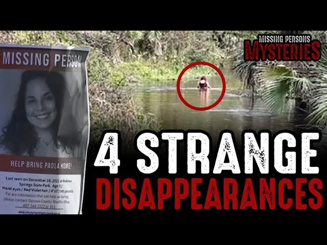 4 Strange Missing Persons Cases!