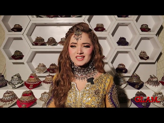 Rabeeca khan at the back stage ofKashees Bridal Festive