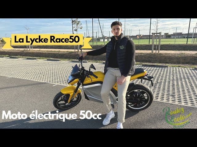 LYCKE RACE50 | La moto électrique 50cc la plus efficace