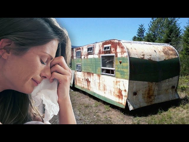 Girl Inherits Mother’s Old Trailer, Turns Pale When She Sees the Inside