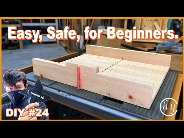 How to make a Crosscut Sled.Essential Table Saw Jig.Easy, Safe, for Beginners.DIY#24