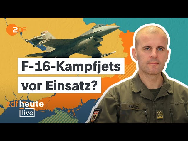 Wie die Ukraine den Einsatz von westlichen Kampfjets vorbereitet | ZDFheute live mit Oberst Reisner