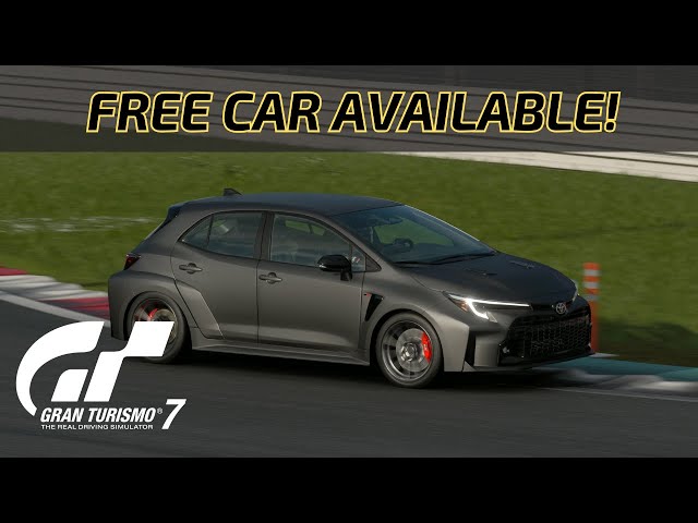 Gran Turismo 7 - FREE CAR Available!