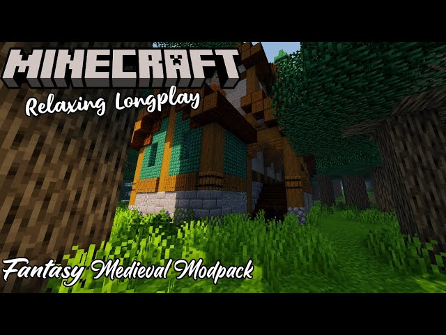 Minecraft Relaxing Longplay | Fantasy Medieval world (no commentary) #18