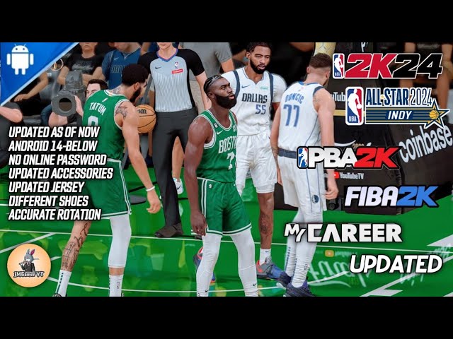 2K24 Updated Roster Offline | HD Graphics | New Update | Android Gameplay | Dallas vs Celtics