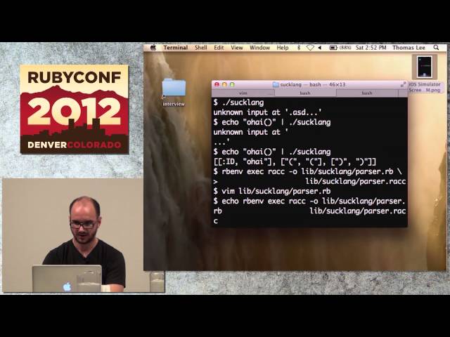 Ruby Conf 12 - Rapid Programming Language Prototypes with Ruby RACC by Tom Lee