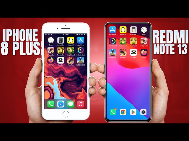 REDMI NOTE 13 vs IPHONE 8 PLUS - SPEED,GAMING AND RAM MANAGEMENT TEST!!