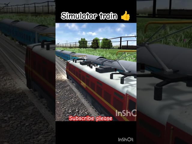 Train Overtake Rajdhani Superfast 👍 | #TRENDINGVIRAL #train #simulatorgames #automobile #gameplay