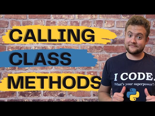 How To Call A Function From A Class In Python