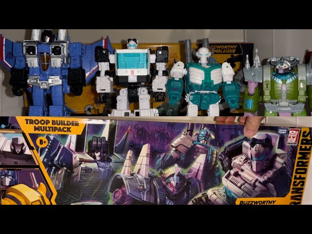 Transformers buzzworthy bumblebee troop builder multipack review. Legacy quintesson cybertronian