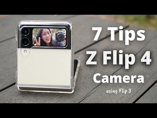 Samsung Galaxy Z FLIP 4 | 7 CAMERA Tips and Tricks 📸