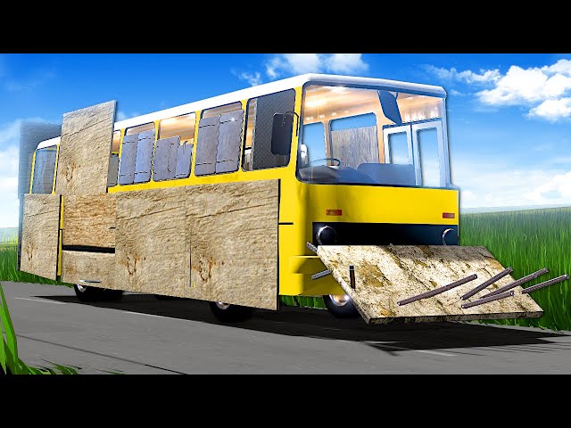 I Built an ARMORED BUS for Zombie Survival! - The Long Drive
