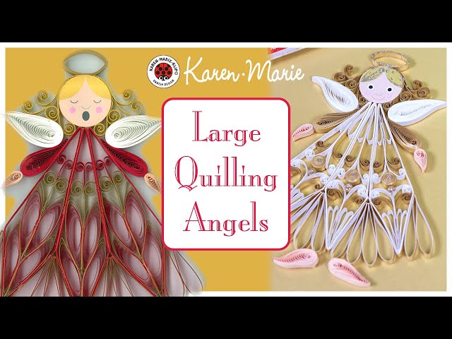 💛 Quilling Angels DIY Decoration | Quilling Inspiration