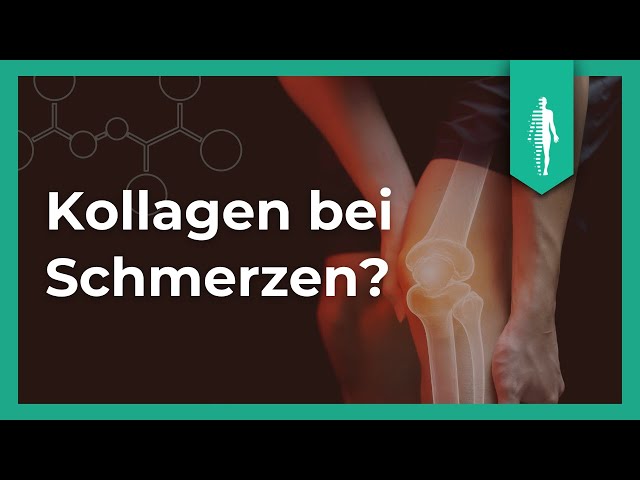 Kollagen gegen Knieschmerzen? Nährstoffe & Gelenke | Einnahme | Studie