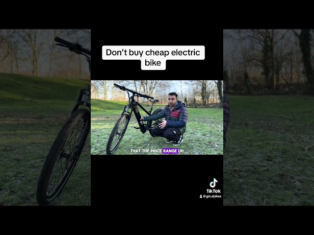 Why you should not buy cheap e-bike?