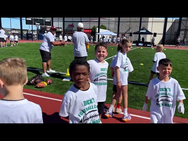 Just A Day With The Kids (Jaylen Warrens Football Camp)