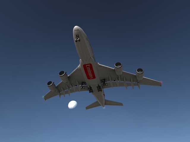 [RFS] DXB - CDG. Emirates Airbus A380. LIVE Full flight (Part1) ✈️ Real Flight Simulator.