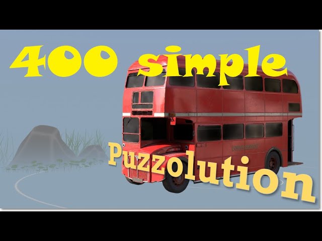 Puzzling Places Oculus/Meta Quest 2 Playthrough | Red Decker Bus 400 simple Puzzle Challenge! SpedUp
