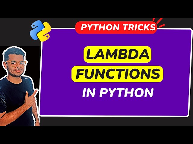 Python Lambda Functions || Python Anonymous Functions