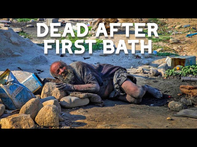 World's Dirtiest Man 'Amou Haji' Dies Shortly After First Bath in Village Dejgah, Iran