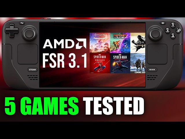 FSR 3.1 Frame Gen worth it on Steam Deck LCD? | Ghost of Tsushima | Spider-Man | Forbidden West