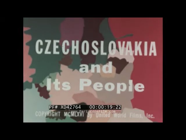 “ CZECHOSLOVAKIA AND ITS PEOPLE ” 1960s SOVIET-ERA PRAGUE, BOHEMIA TRAVELOGUE FILM  XD42764