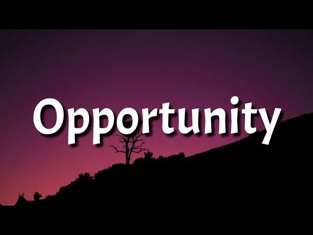 Annie - Opportunity (Lyrics) | Now look at me and this opportunity [Tiktok Song]