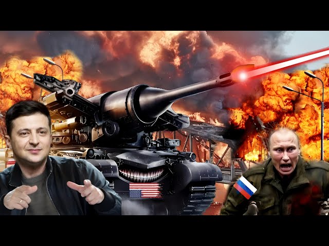 Nothing Can Stop It! US Deadliest Tank Bombards Airport In Moscow City