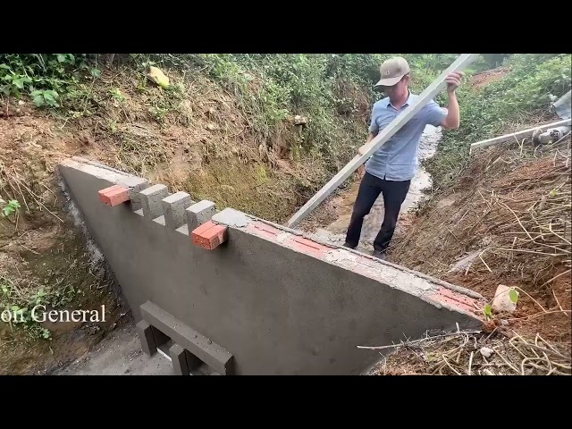Construction of 220V mini hydroelectric power plant