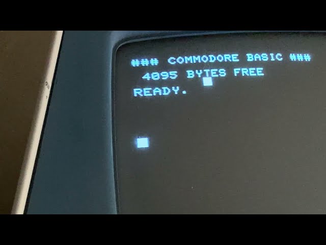 Commodore PET Room 90 - Blue Bezel Full Keyboard 2001 Strange Things RAM Chip Pressed - Episode 2121