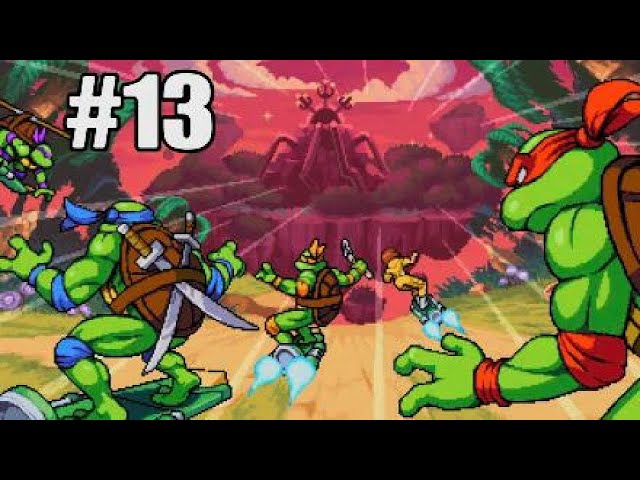 Teenage Mutant Ninja Turtles : Shredder's Revenge | Walkthrough part 13 | Technodrome Redux