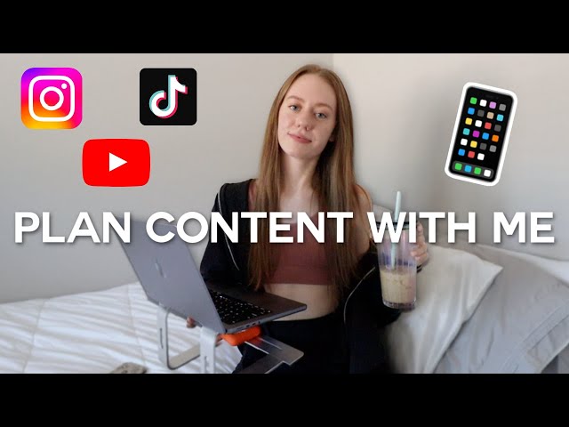 how i plan ALL my content on SOCIAL MEDIA! | posting schedule, content plan, finding balance