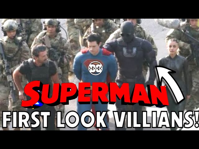 Superman VILLAINS FIRST LOOK! Is that Ultraman or SOMEONE ELSE?  James Gunn DCU Superman Set Picture