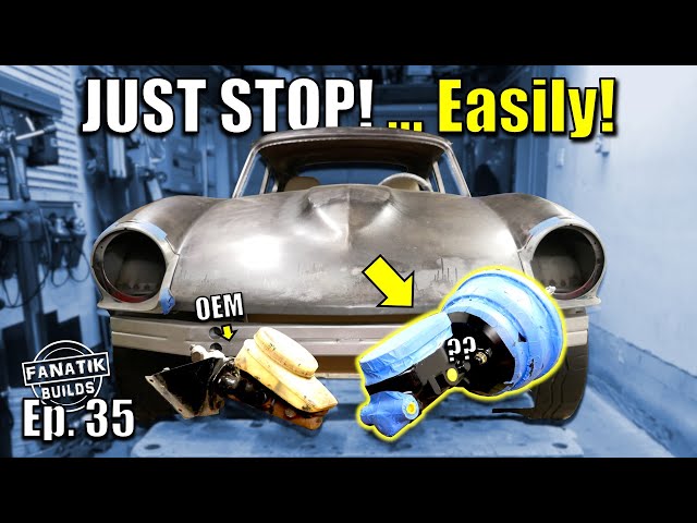 POWER Brakes (how hard can it be?) Pro-Touring V8 Powered Triumph Build – LS Powered GT6R – Ep35