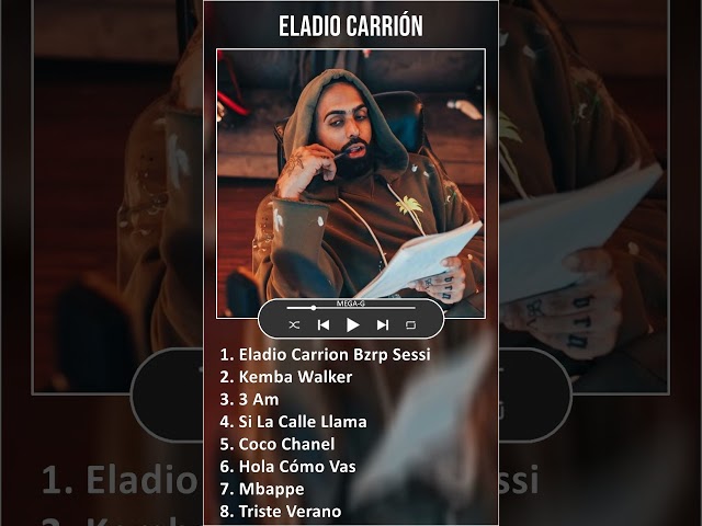 Eladio Carrión MIX Grandes Exitos #shorts ~ 2010s Music So Far ~ Top Rap, Latin, Urbano, Reggaet