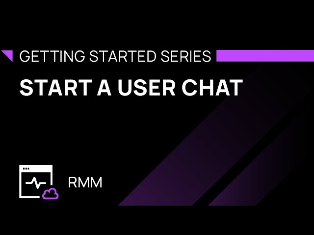 Start a User Chat
