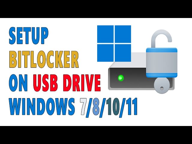 Lock USB Drive With Password Using BitLocker To Go | How To Encrypt USB Drive With BitLocker